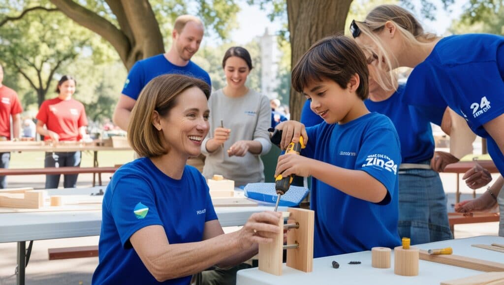 Pflanzen wachsen in einem Gewächshaus